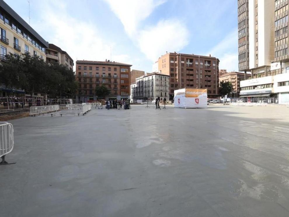 Aspecto actual de la plaza Salamero.