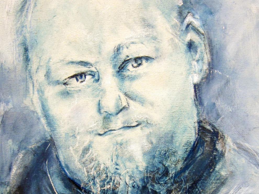 Un retrato pintado de Félix Romeo.