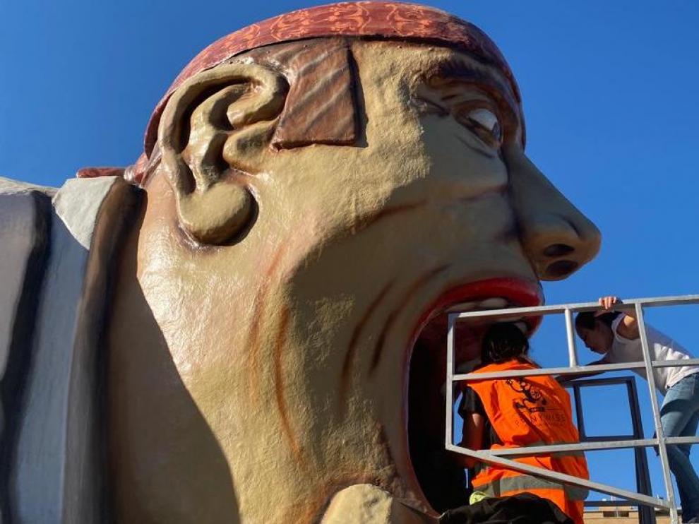 El Tragachicos, este sábado, en Miralbueno.