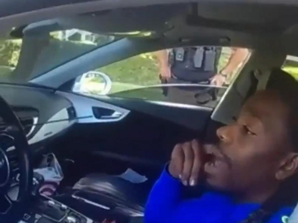 Una captura del vídeo grabado por la Policía de Dayton.