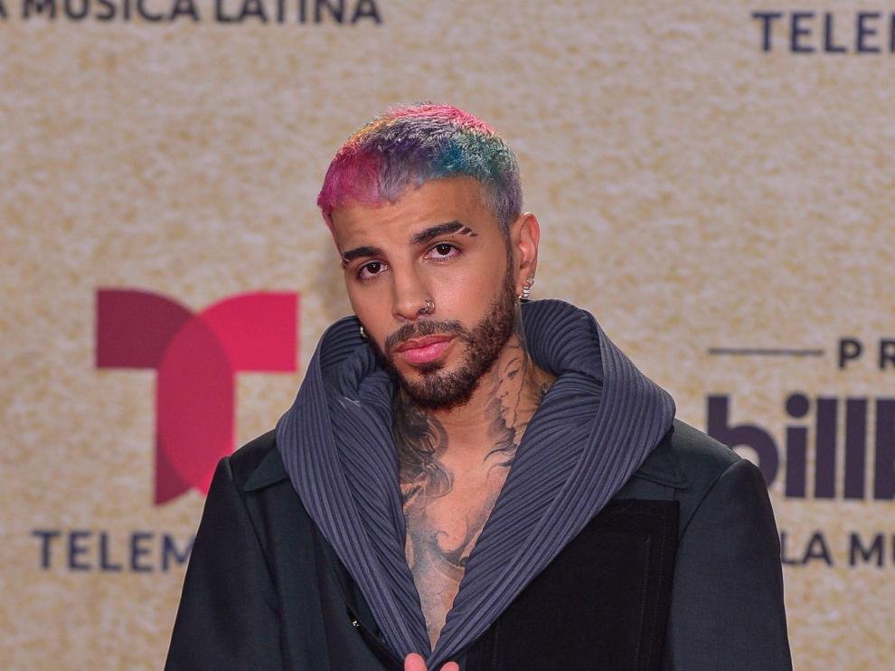 Rauw Alejandro, en la reciente gala de los Premios Billboard de la Música Latina.