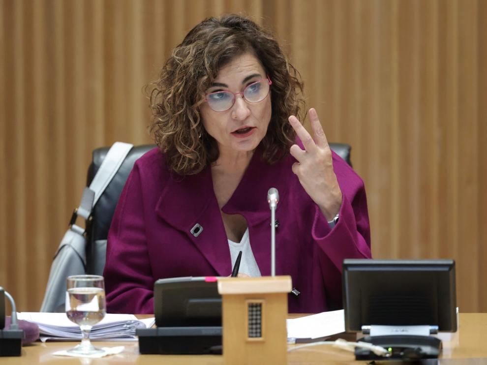 La ministra de Hacienda María Jesús Montero.