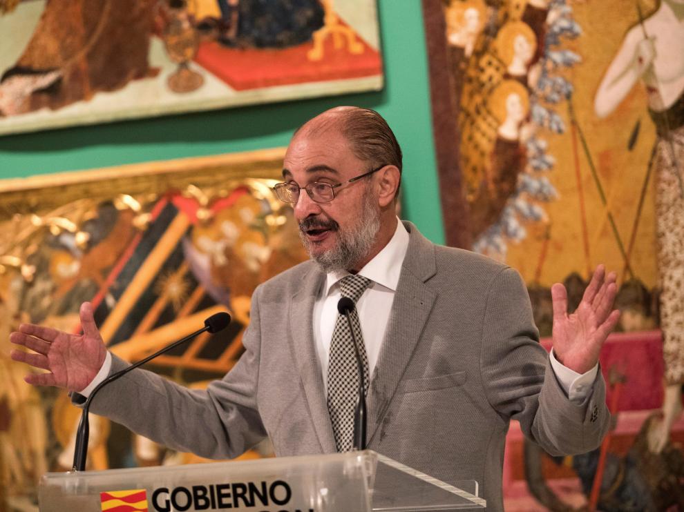 El presidente de Aragón, Javier Lambán.