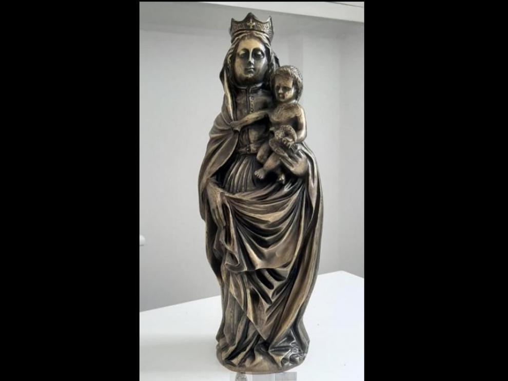 La imagen de la Virgen enviada a Argentina.