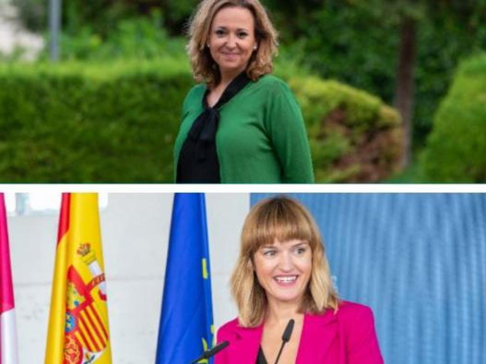 Mayte Pérez y Pilar Alegría.