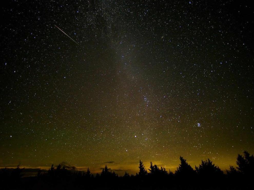 Oriónidas, lluvia de meteoros.