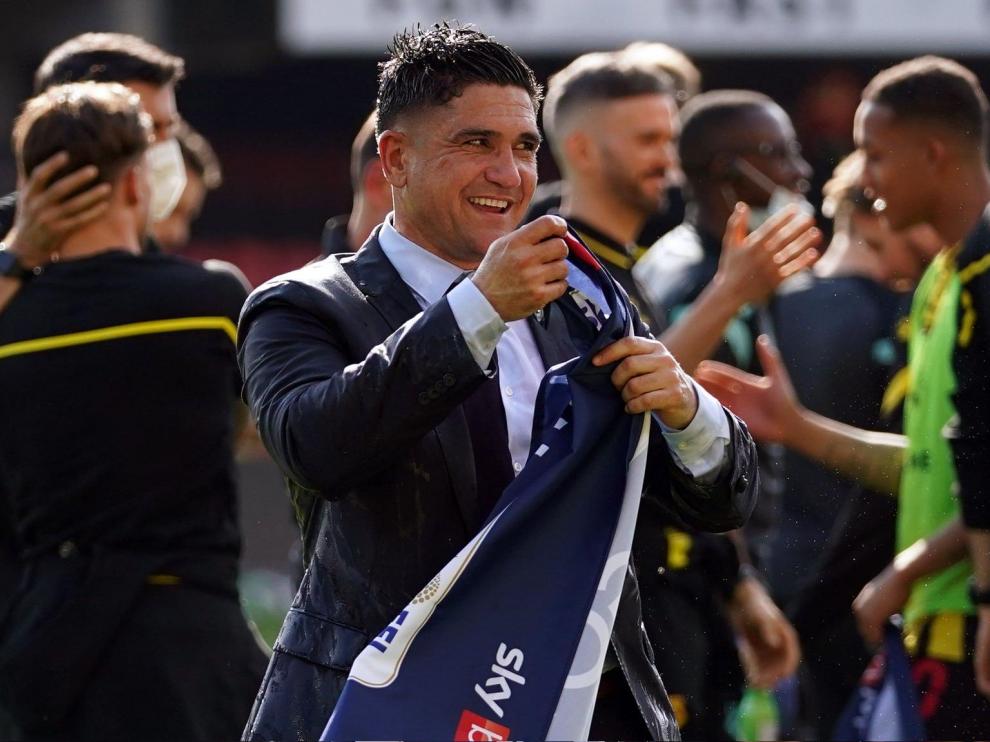Xisco Muñoz, durante su etapa en el Watford.