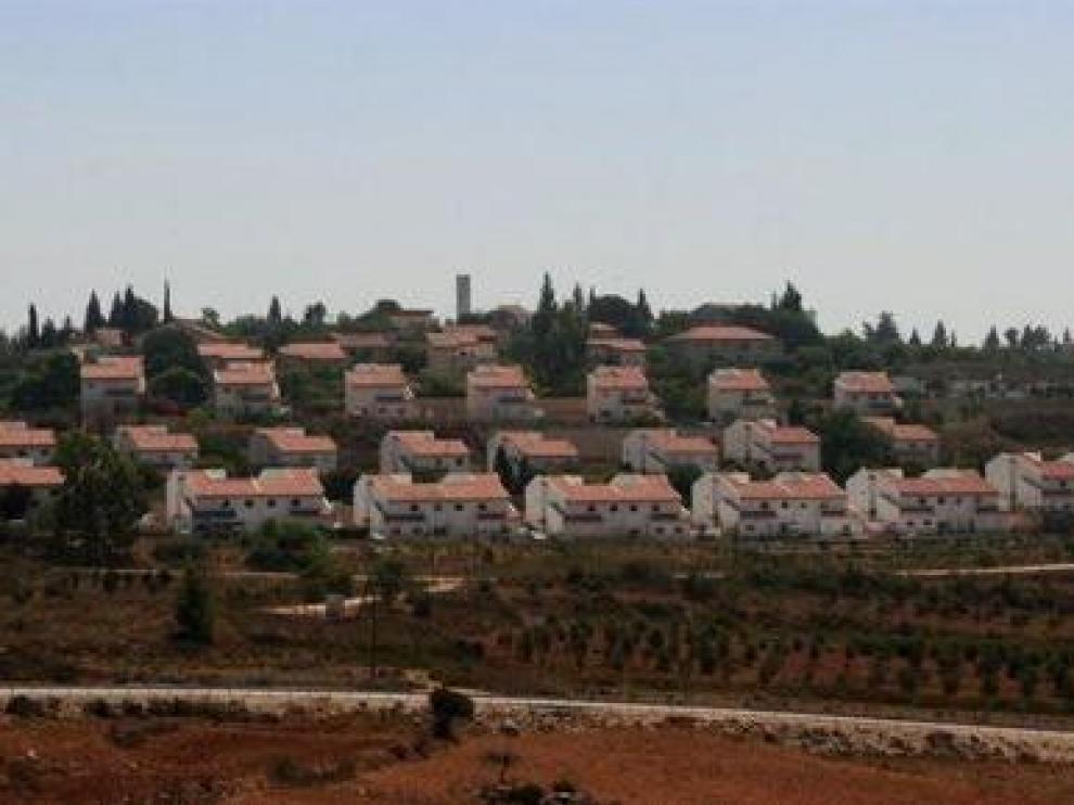 Asentamiento israelí de Halamish, en Cisjordania.