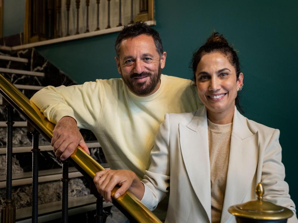 Pepón Nieto y Toni Acosta, en el Teatro Principal de Zaragoza