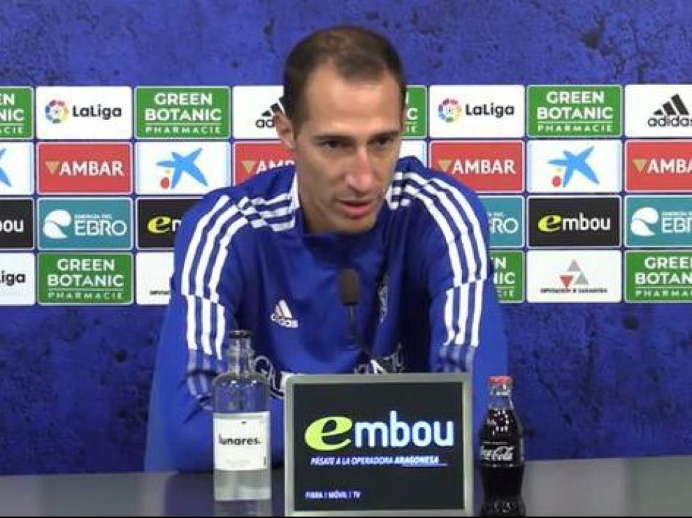 Radosav Petrovic, en la mañana de este miércoles en la sala de prensa de la Ciudad Deportiva.
