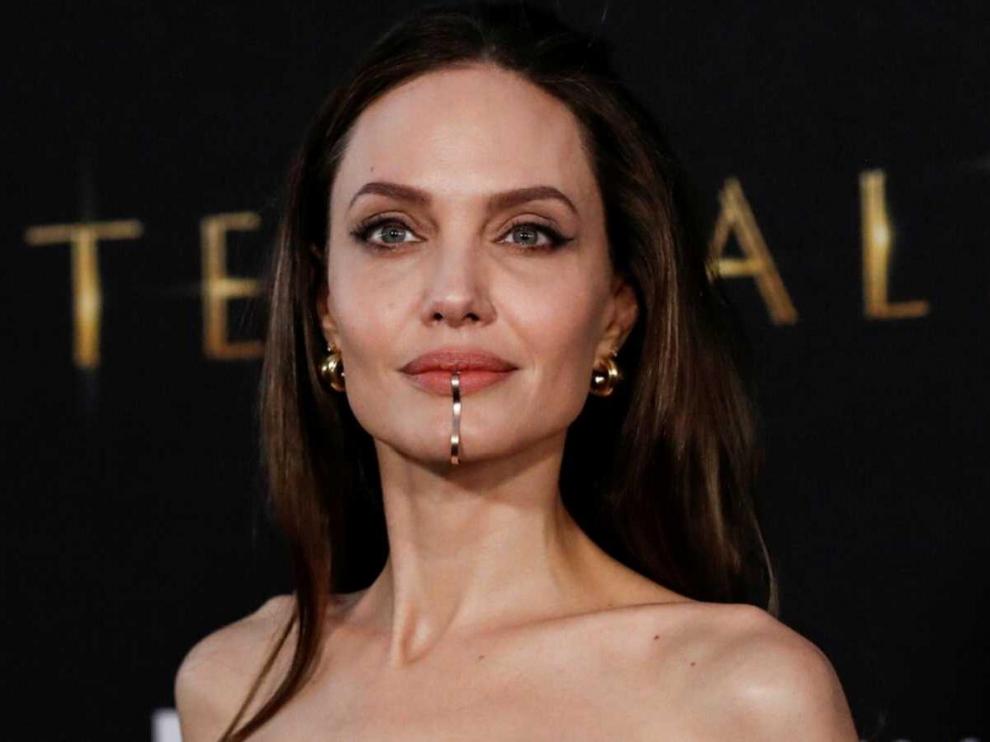 Angelina Jolie, en la premiere de la película 'Eternals'.