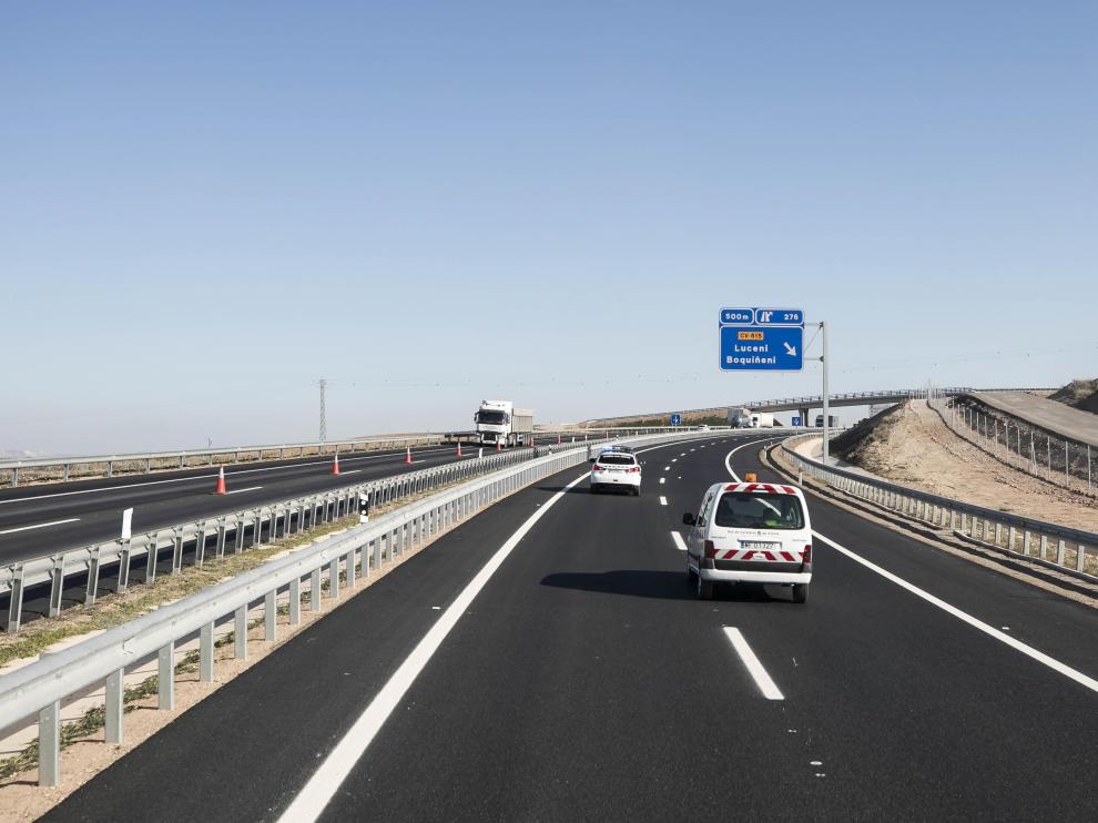 Un aspecto de la autovía A-68.
