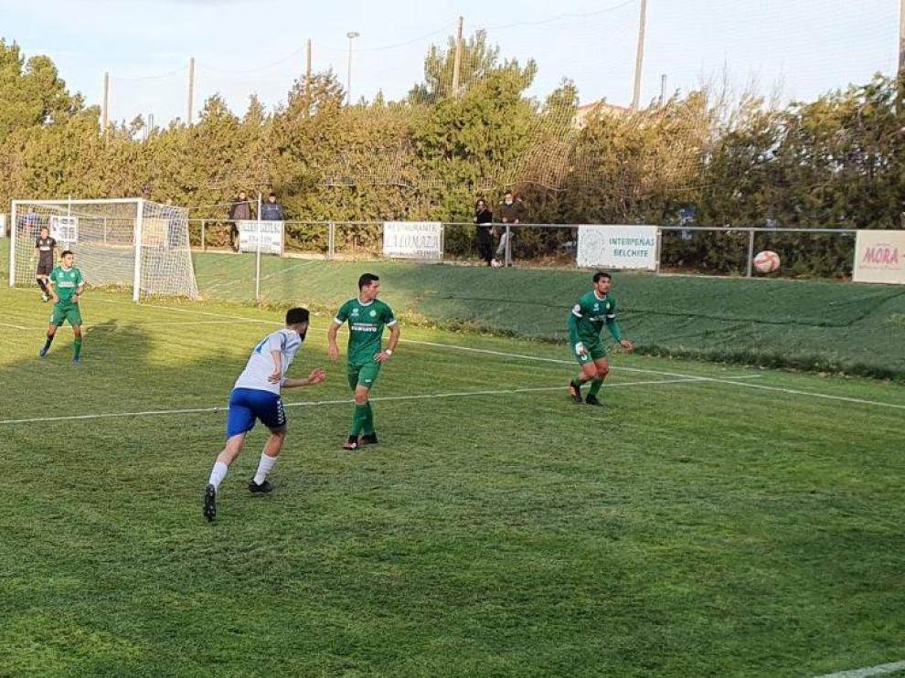 Fútbol Tercera División: Belchite vs. Cuarte.