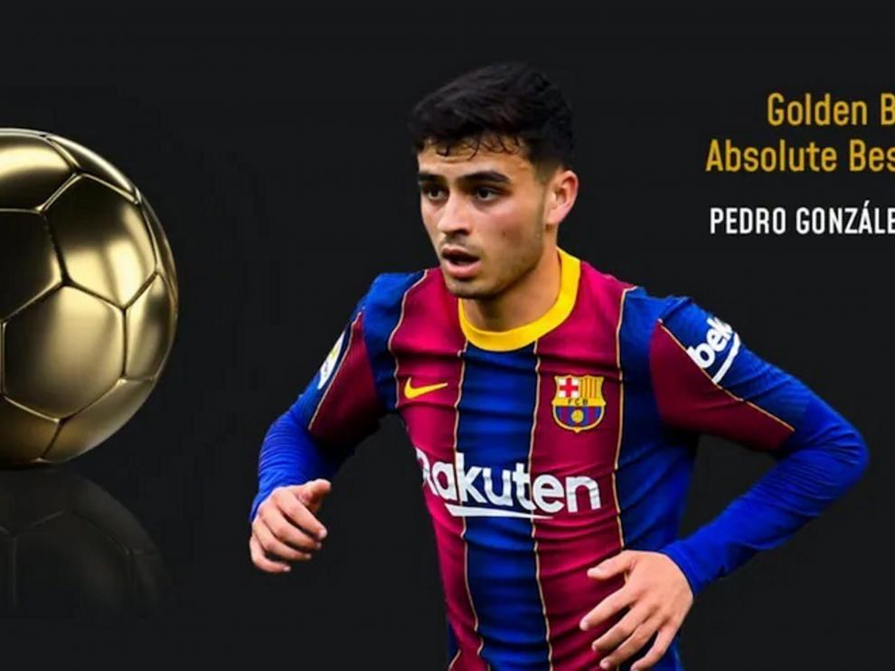 El jugador del FC Barcelona Pedri gana el premio Golden Boy 2021