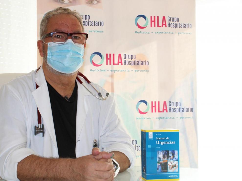 El doctor Miguel Rivas, coordinador asistencial de Urgencias y Hospitalización de la Clínica HLA Montpellier y autor del Manual de Urgencias.