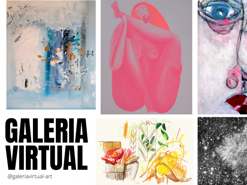 Algunos ejemplos de las obras y artistas de Galería Virtual.