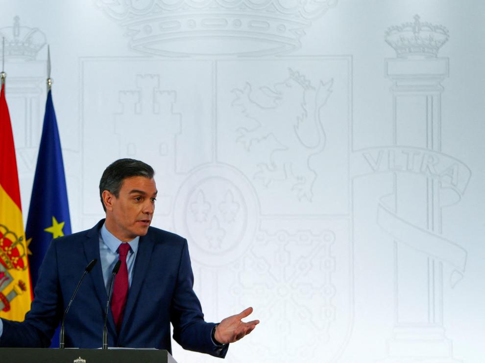 Pedro Sánchez, presidente del Gobierno.