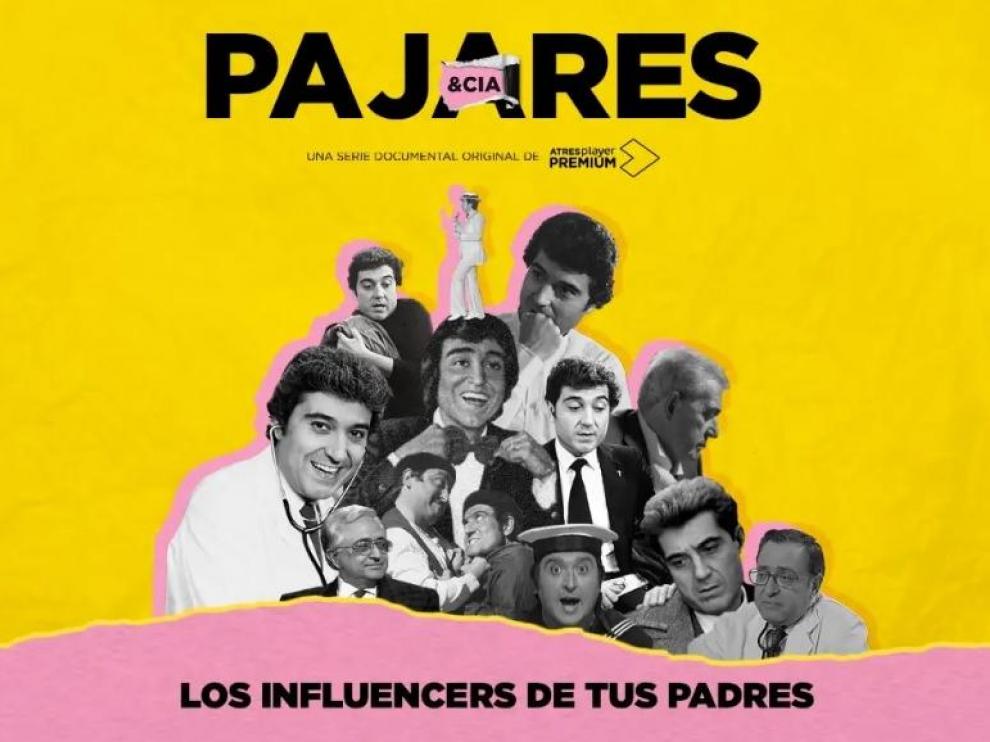 Cartel de la serie documental 'Pajares & Cía' de ATRESplayer PREMIUM.