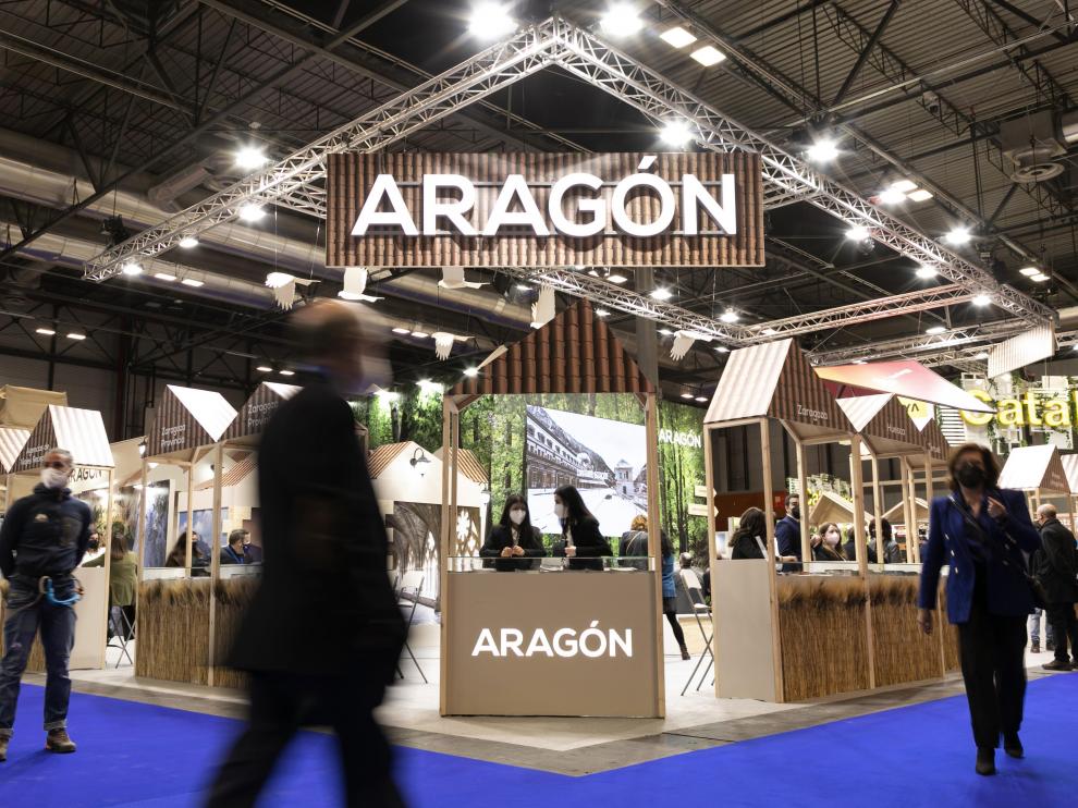El espacio de Aragón en la 42ª Feria Internacional del Turismo.