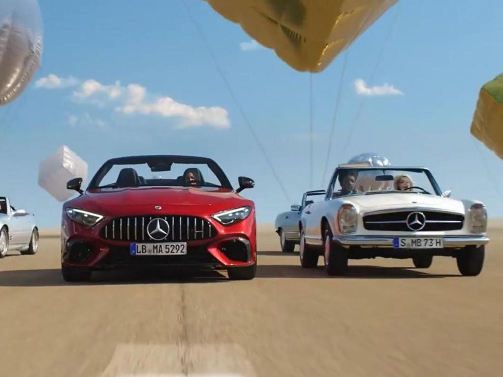 Fotograma del anuncio de Mercedes.