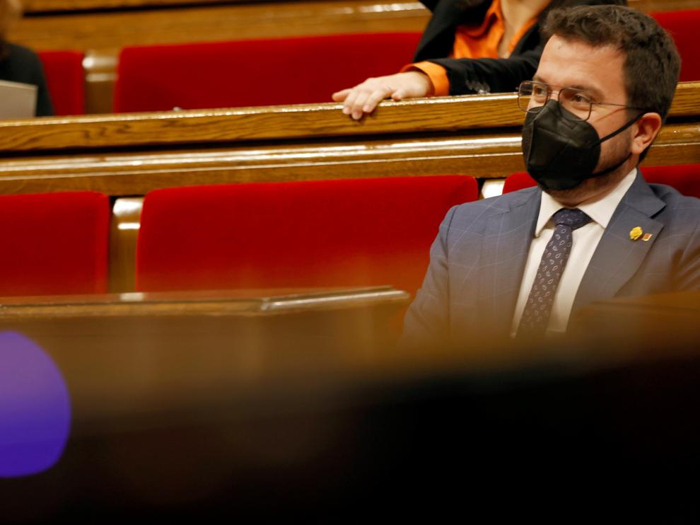 El Parlamento catalán celebra la tercera jornada del pleno