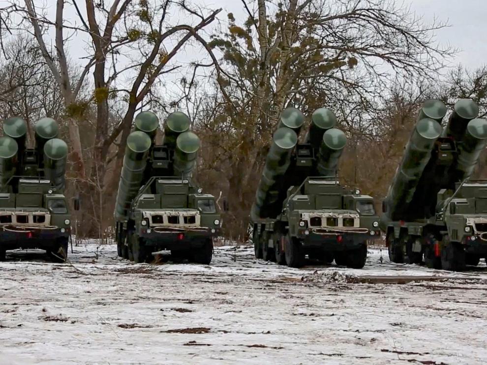 Rusia hace una demostración de fuerza con maniobras en la frontera con Ucrania BELARUS RUSSIA DEFENSE JOINT DRILL