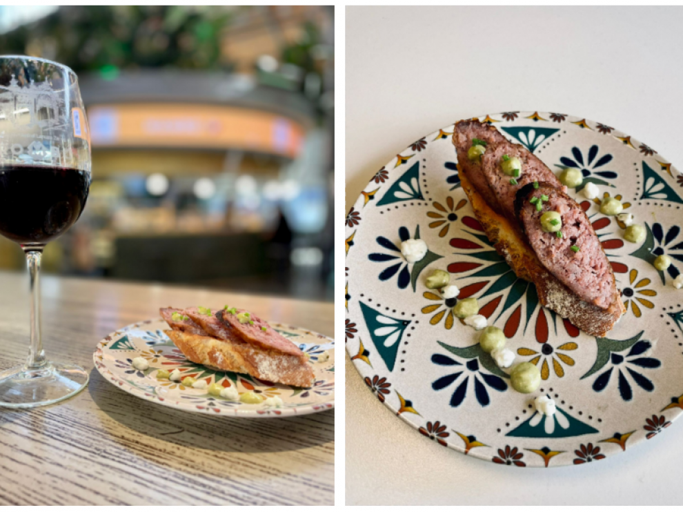 Tapa solidaria que ofrecerá el espacio gastronómico Rombo Zentral con motivo del Jueves Lardero.