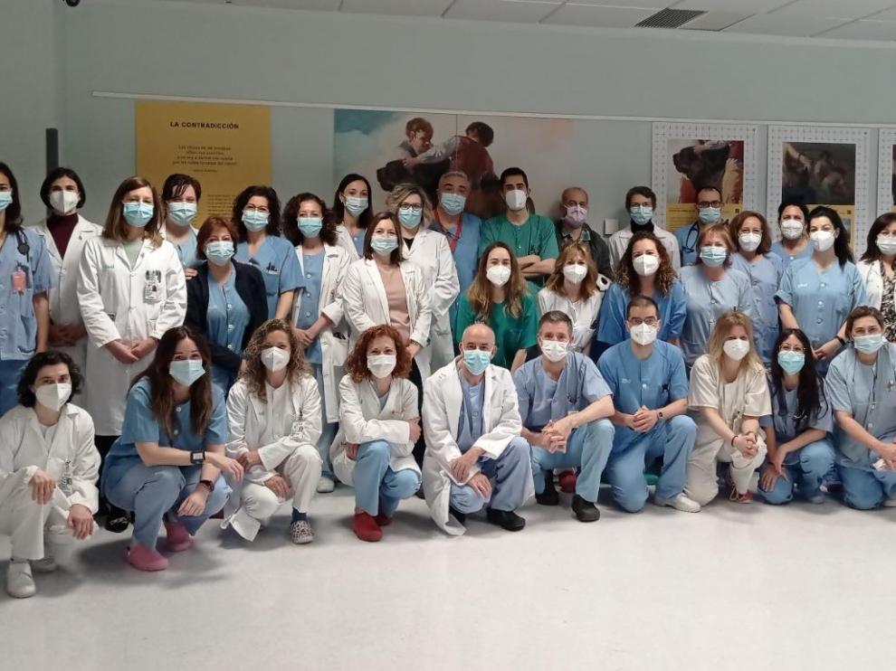 El grupo de trabajo está compuesto por personal de Medicina y Enfermería y de distintas especialidades del Hospital Miguel Servet.