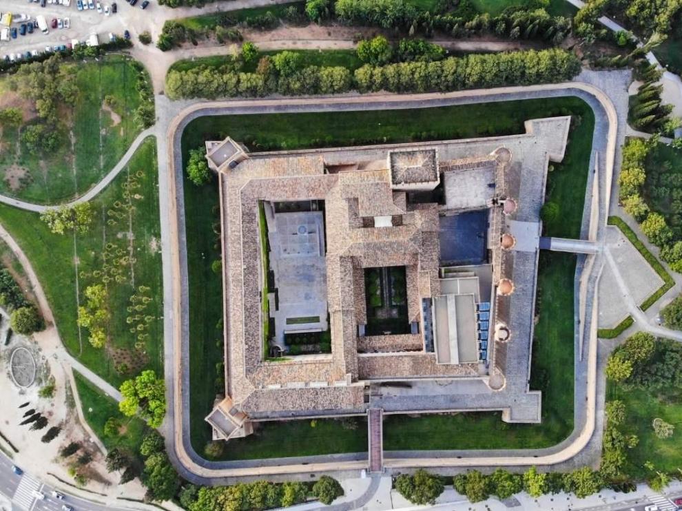 Vista aérea compartida en las redes sociales del monumento.