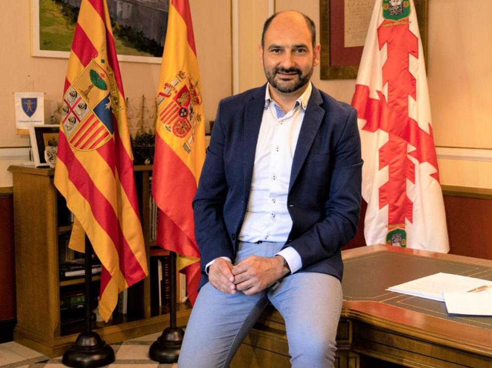 El alcalde de Barbastro, Fernando Torres.
