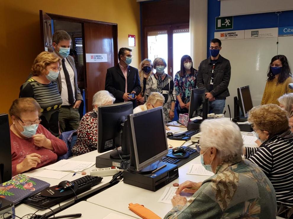 Taller de memoria en el Hogar de Mayores de Alcañiz