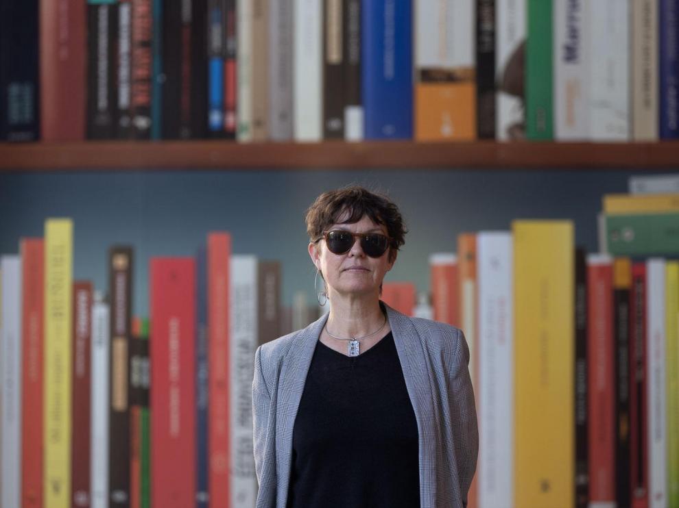 Fernanda García Lao, el lunes, en Zaragoza.