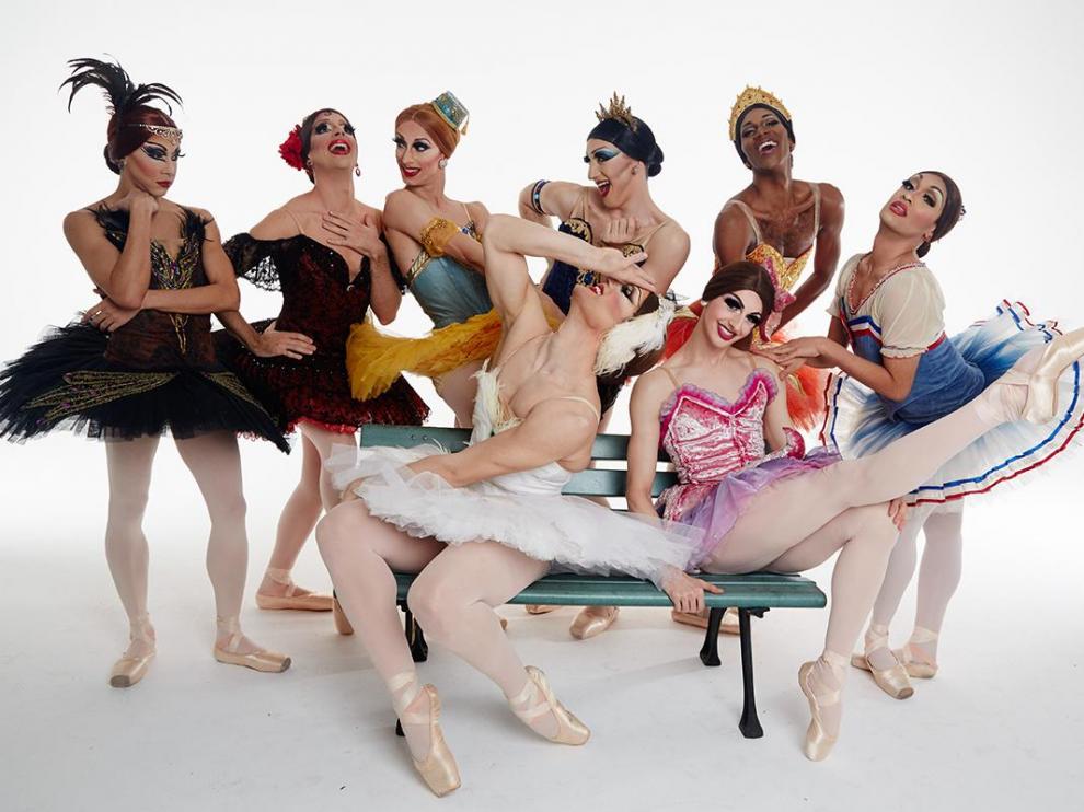 La compañía Los Ballets del Trokadero de Montecarlo.