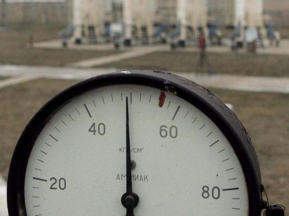 Planta de gas rusa de Gazprom.