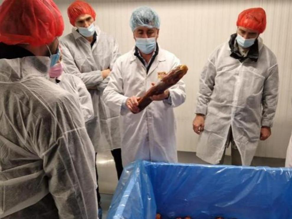 Visita a la empresa de elaborados Julián Mairal en Barbastro.