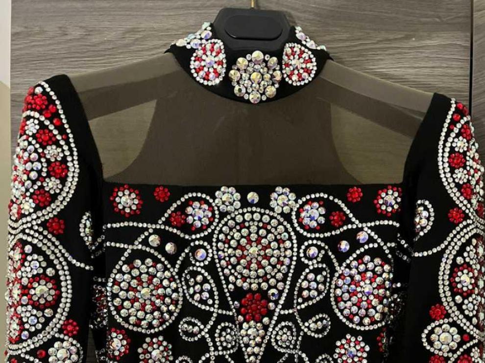 Parte superior del traje que llevará Chanel en Eurovisión.
