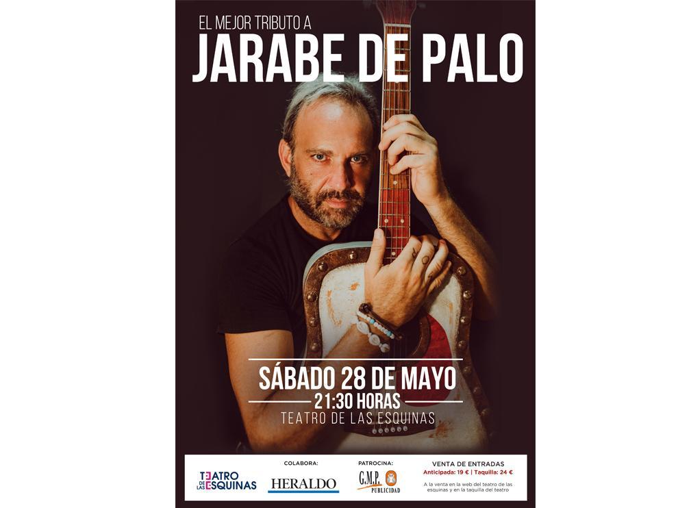 Cartel del concierto tributo a 'Jarabe de Palo'.