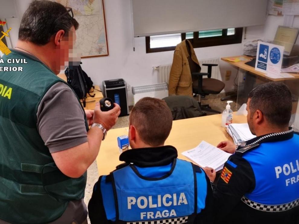 La investigación ha sido coordinada por la Guardia Civil y la Policía Local de Fraga.