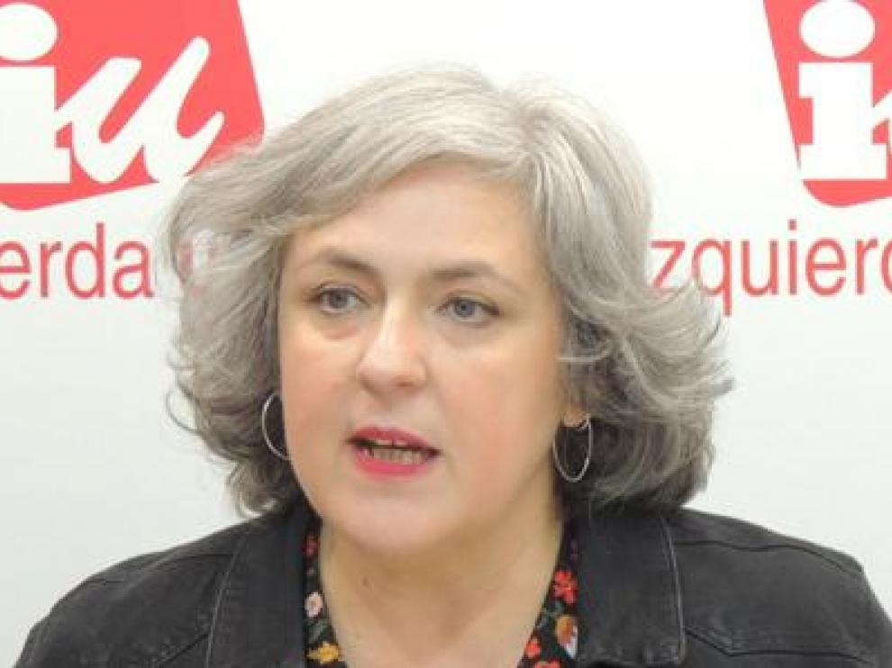 La responsable de Mujer de IU Castilla-La Mancha, Isabel Álvarez.