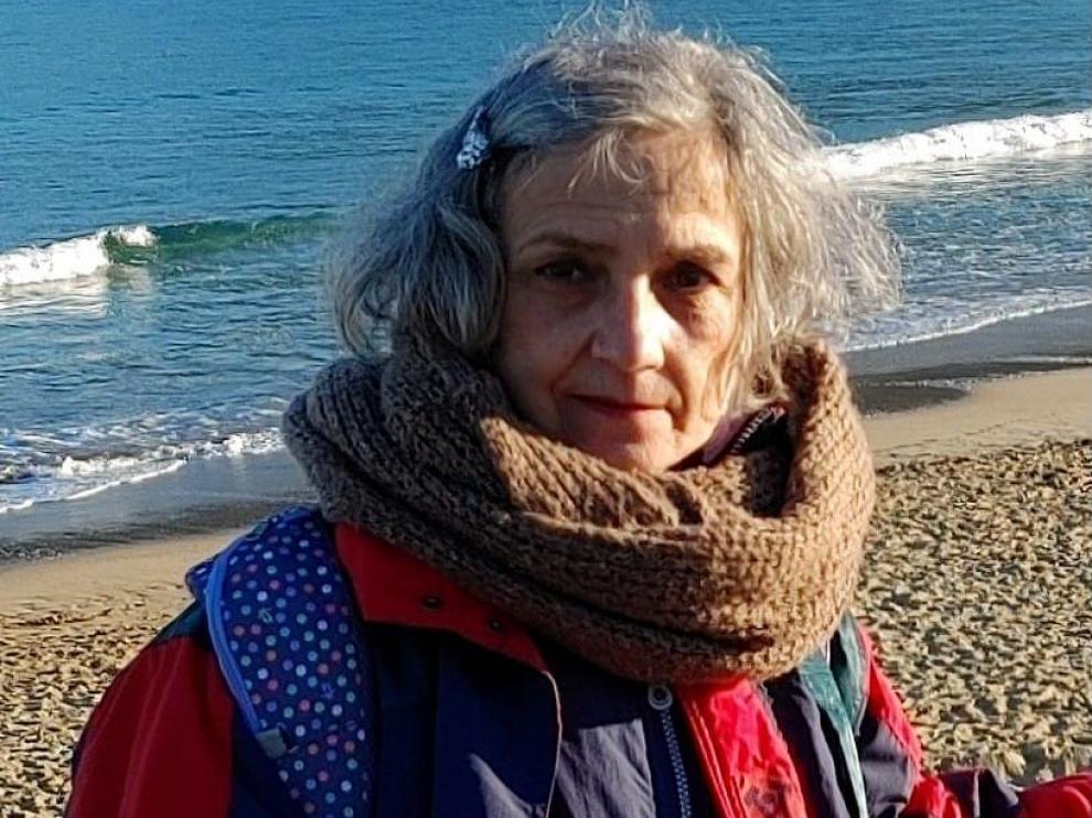 Carmen Lafuente, en San Sebastián.