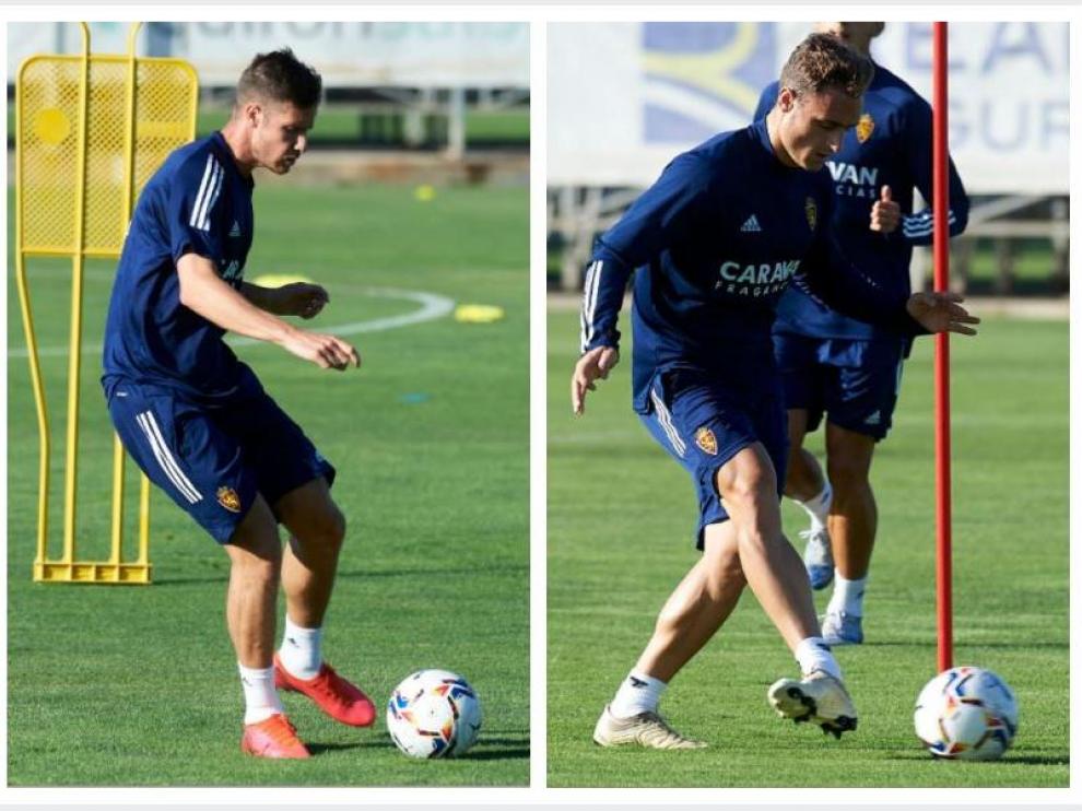 Vigaray y Lasure, en la pretemporada de 2020, hace dos años, cuando aún no habían sufrido sus dolencias serias.