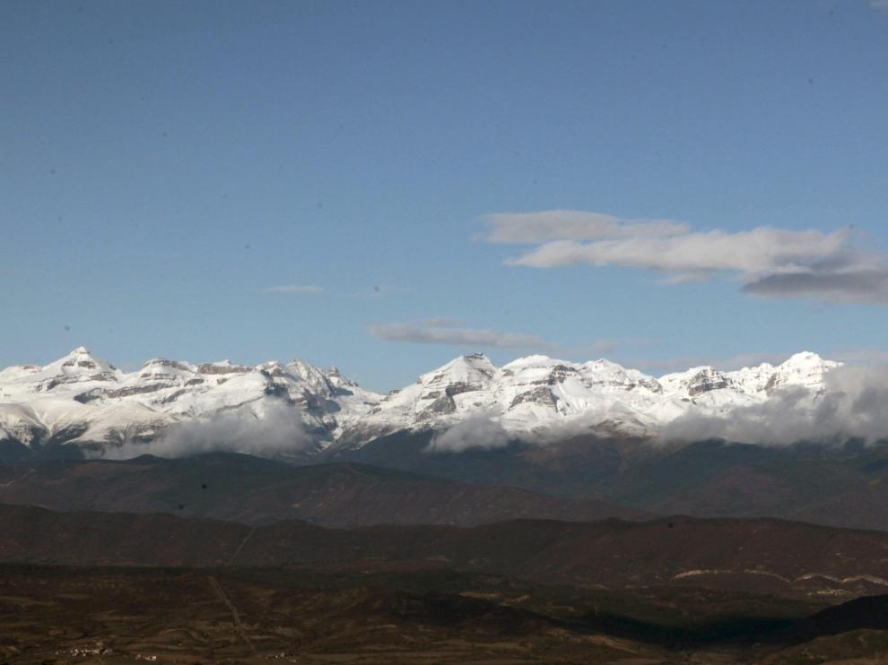 Vista de los Pirineos.