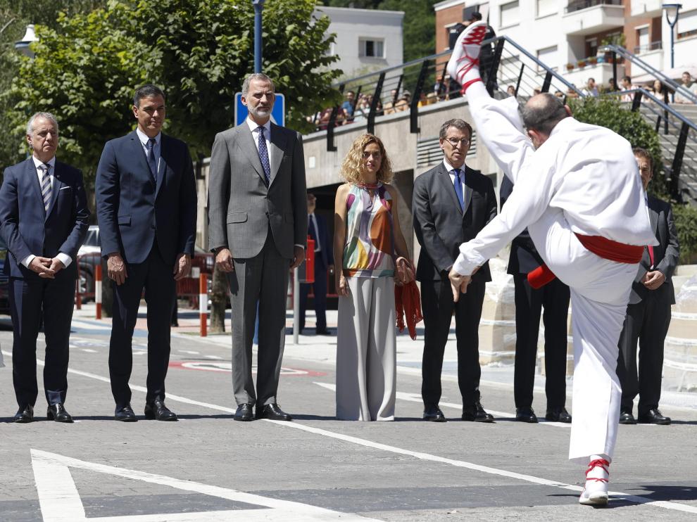 Homenaje de Estado a Miguel Ángel Blanco en Ermua.