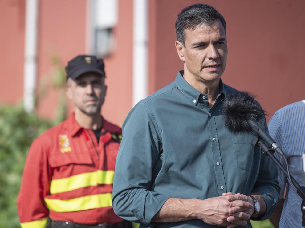 Sánchez sobre incendios: "Quedan días difíciles en Galicia y resto de España"