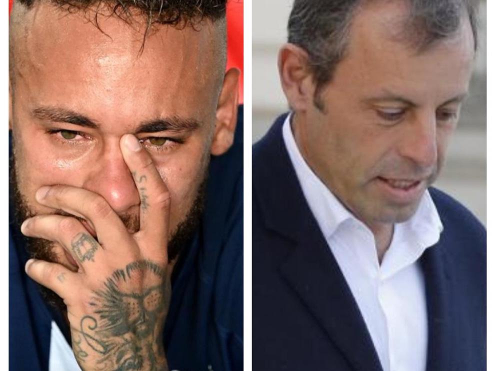 Neymar y Rosell, en imágenes de archivo.