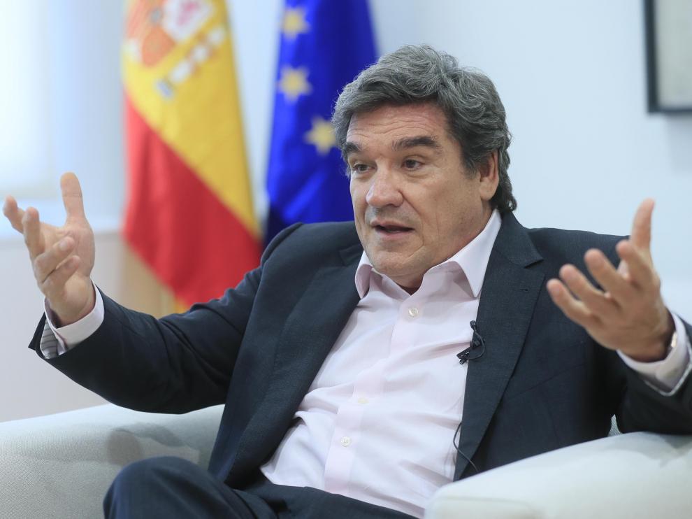El ministro de Inclusión, Seguridad Social y Migraciones, José Luis Escrivá