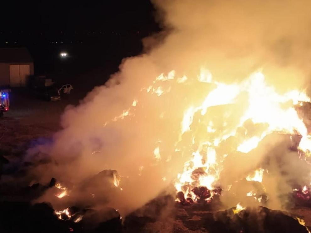 Imágenes del incendio.