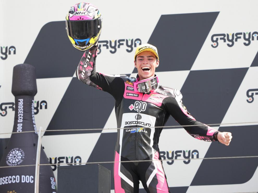 El español Alonso López (Boscoscuro) ha logrado el triunfo en el Gran Premio de San Marino de Moto2