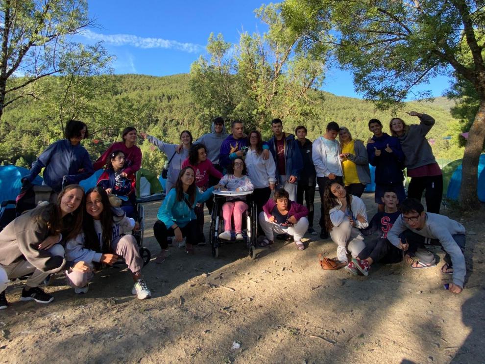 Campamento de la asociación Adrya, este verano en Isín