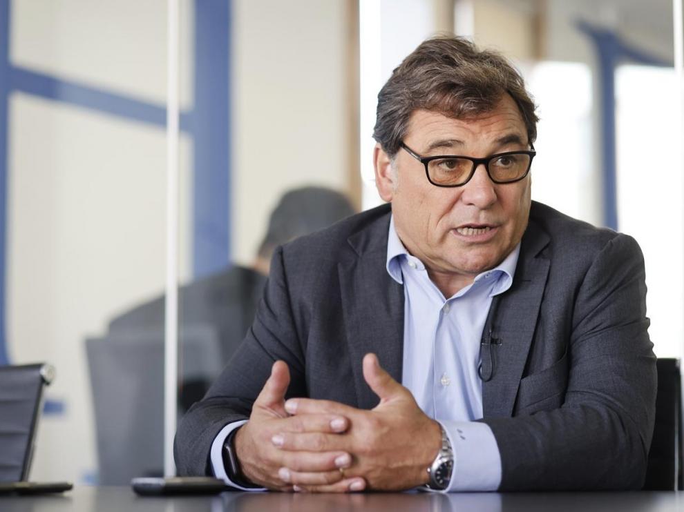 Raúl Sanllehí, este lunes en la redacción de HERALDO.